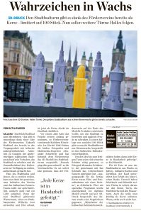Artikel in der Mitteldeutschen Zeitung, 7. Oktober 2021